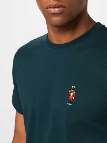 Iriedaily T-Shirt 'Nutcrax' in Grün