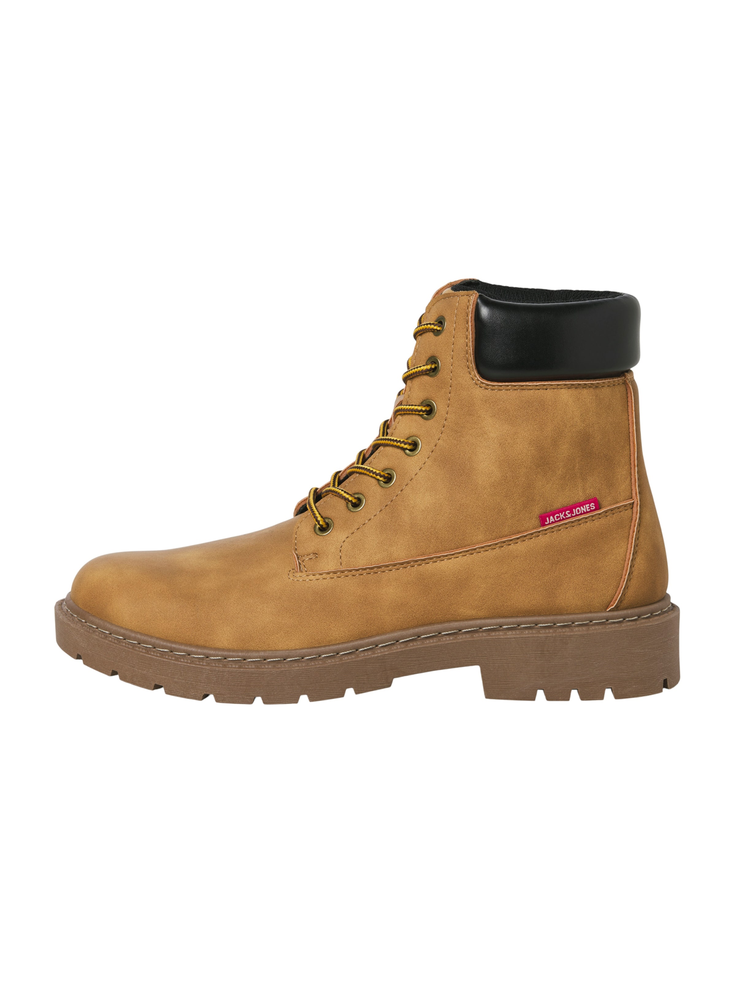 Boots stringati 'JFWTHAMES' JACK & JONES di colore senape / nero, Visualizzazione prodotti