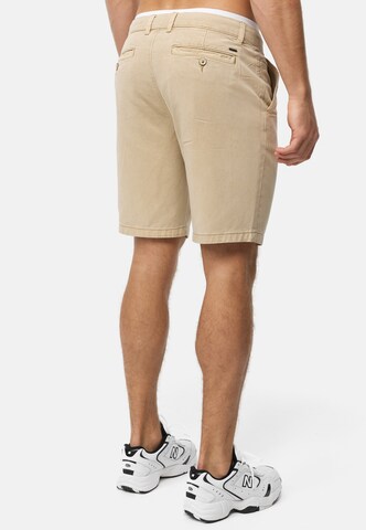 INDICODE JEANS Regular Hose 'Vino' in Beige