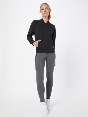 Giacca di felpa sportiva di ADIDAS SPORTSWEAR in nero