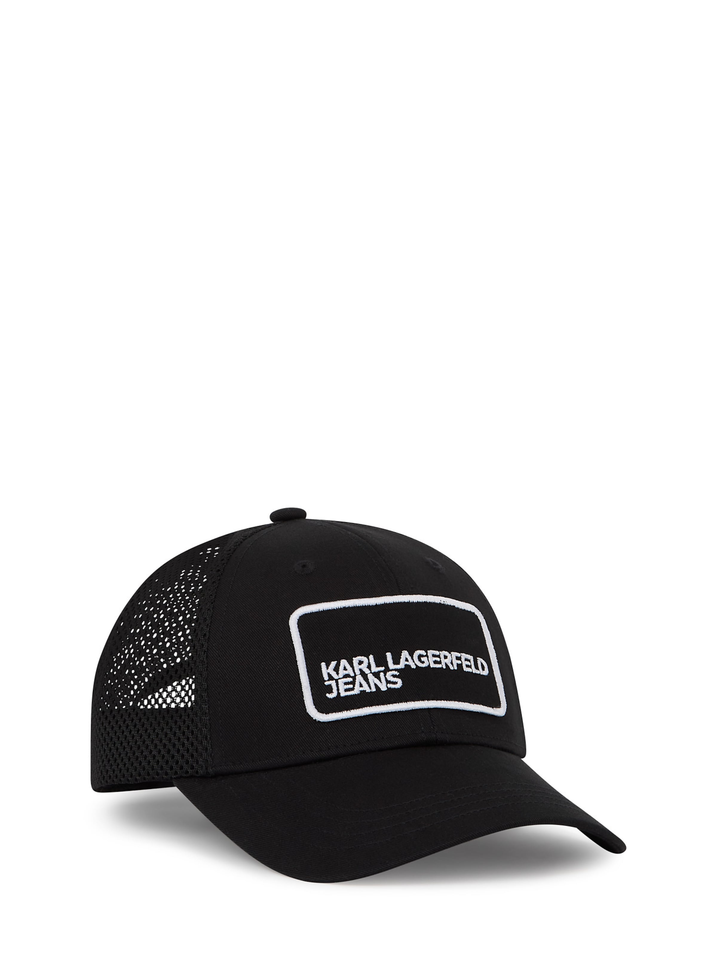 KARL LAGERFELD JEANS Sapkák - fekete: elől
