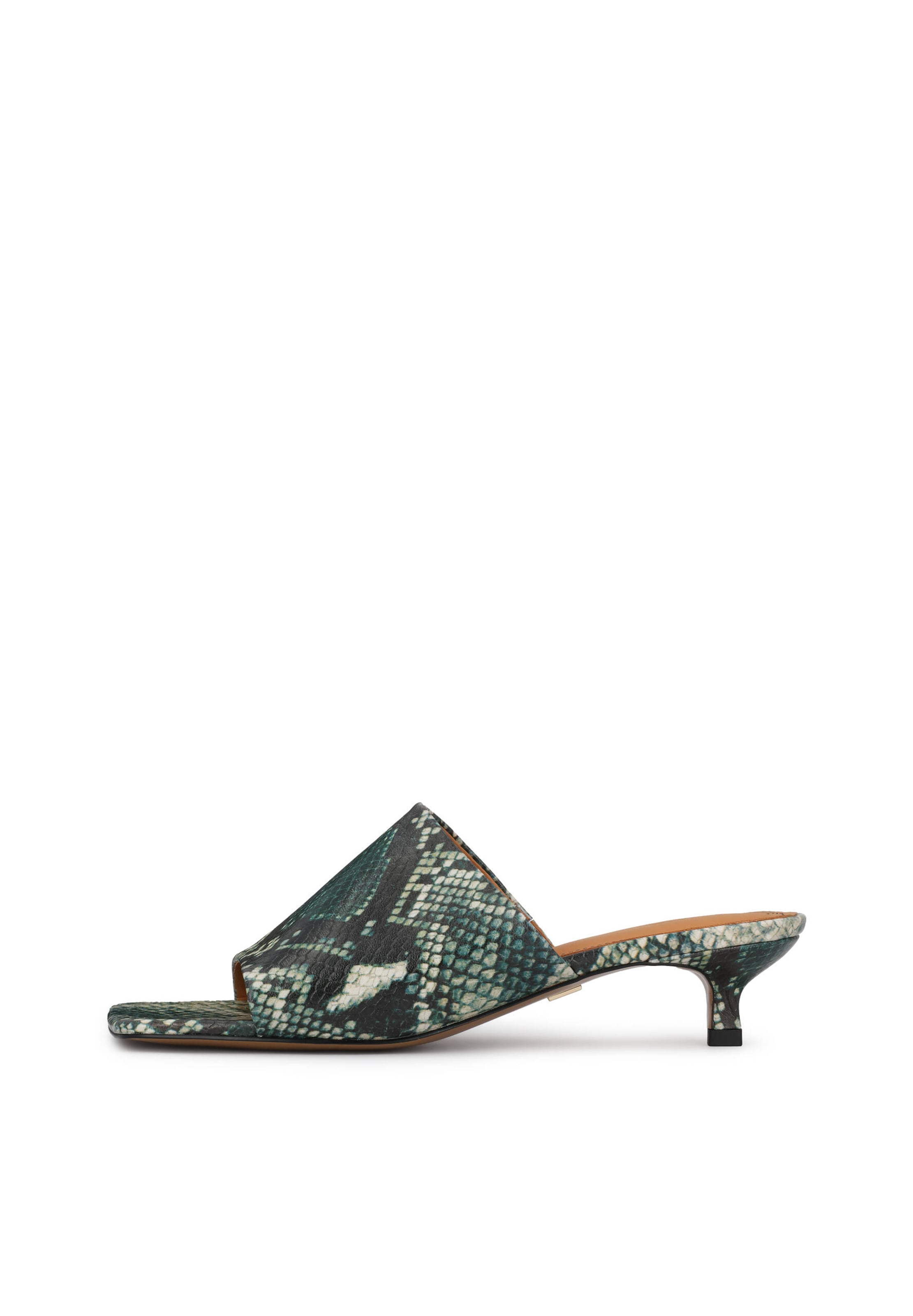 Kazar Pantolette in Grün: Vorderseite