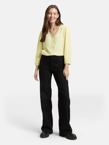 TOM TAILOR Bluse in Gelb