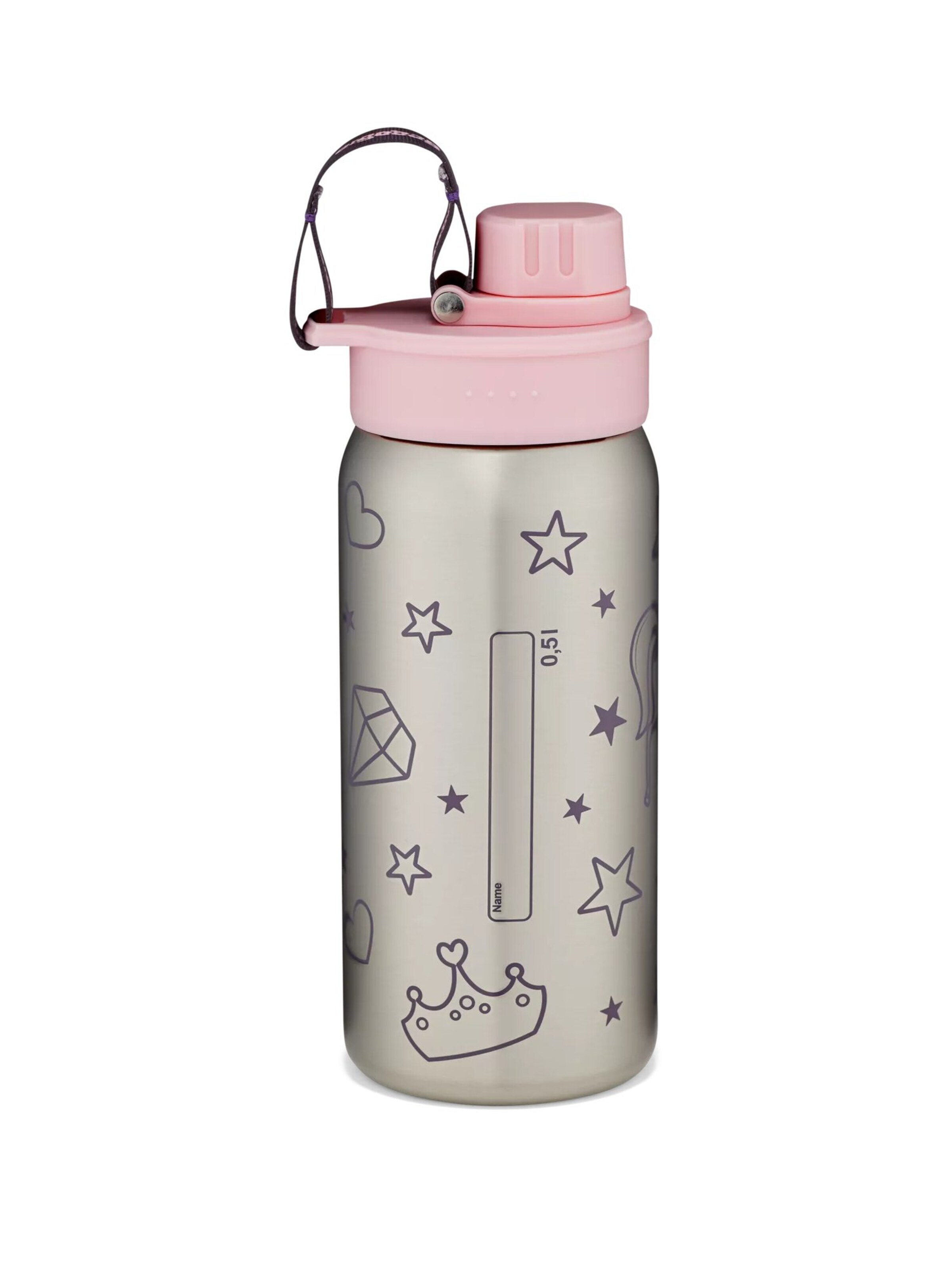ergobag Drinking Bottle 'Trinkflasche Edelstahl Trinkflasche' in Pink