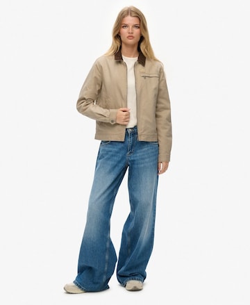 Veste mi-saison Superdry en marron