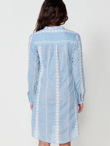Robe-chemise KOROSHI en bleu