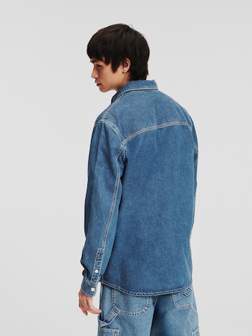 Regular fit Camicia di KARL LAGERFELD JEANS in blu