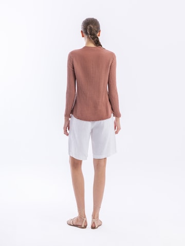 Haris Cotton - Blusa 'Haris' en marrón