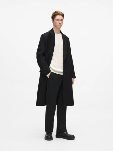 juoda Karl Lagerfeld Demisezoninis paltas