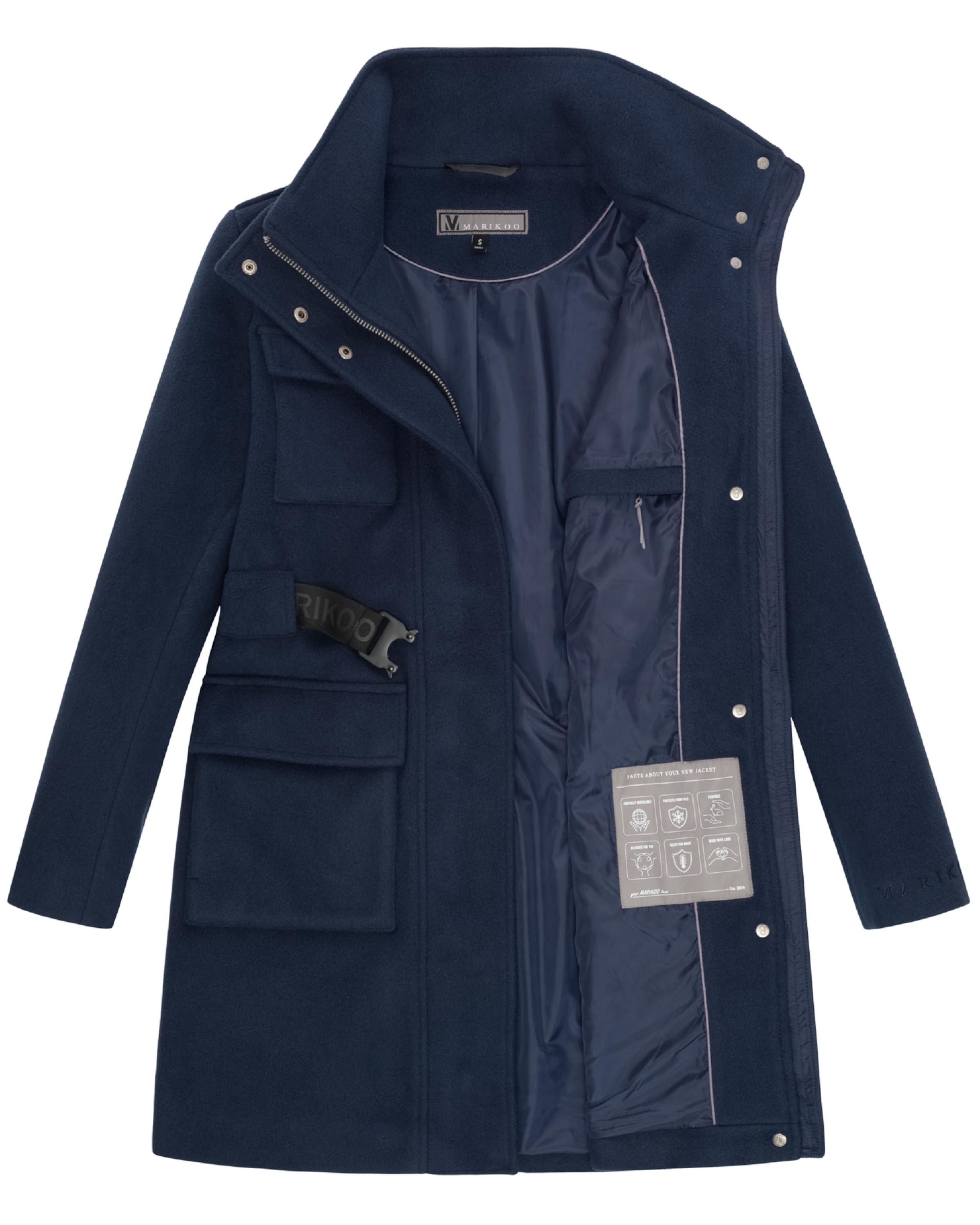 Palton de primăvară-toamnă 'Tanokoo 16' de la MARIKOO pe albastru