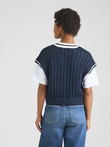 Pulover de la Tommy Jeans pe albastru