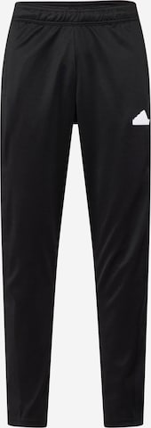 Coupe slim Pantalon de sport 'Tiro' ADIDAS SPORTSWEAR en noir : devant
