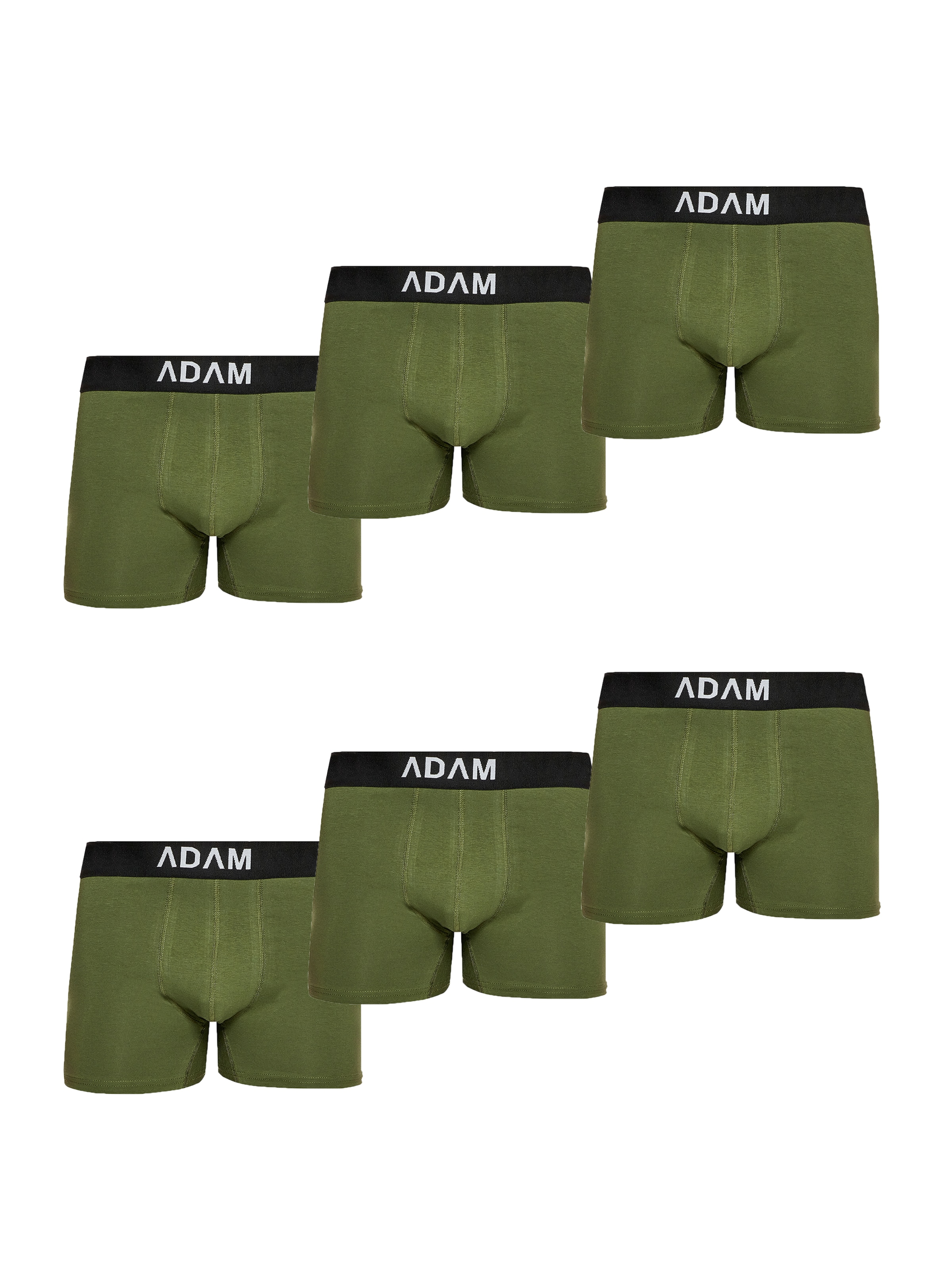 Adam Boxer shorts '6er Pack' in Green: front
