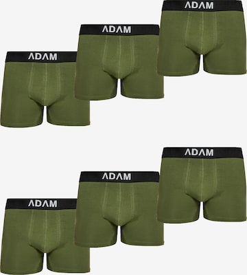 Adam Boxer shorts '6er Pack' in Green: front
