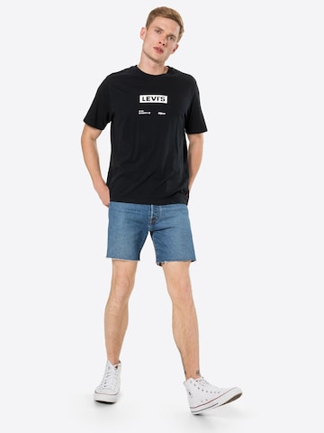 LEVI'S ® Póló 'Relaxed Fit Tee' - fekete