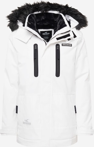 Parka d’hiver HOLLISTER en blanc : devant