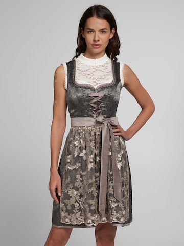 SPIETH & WENSKY Dirndl 'Amike' in Grey: front