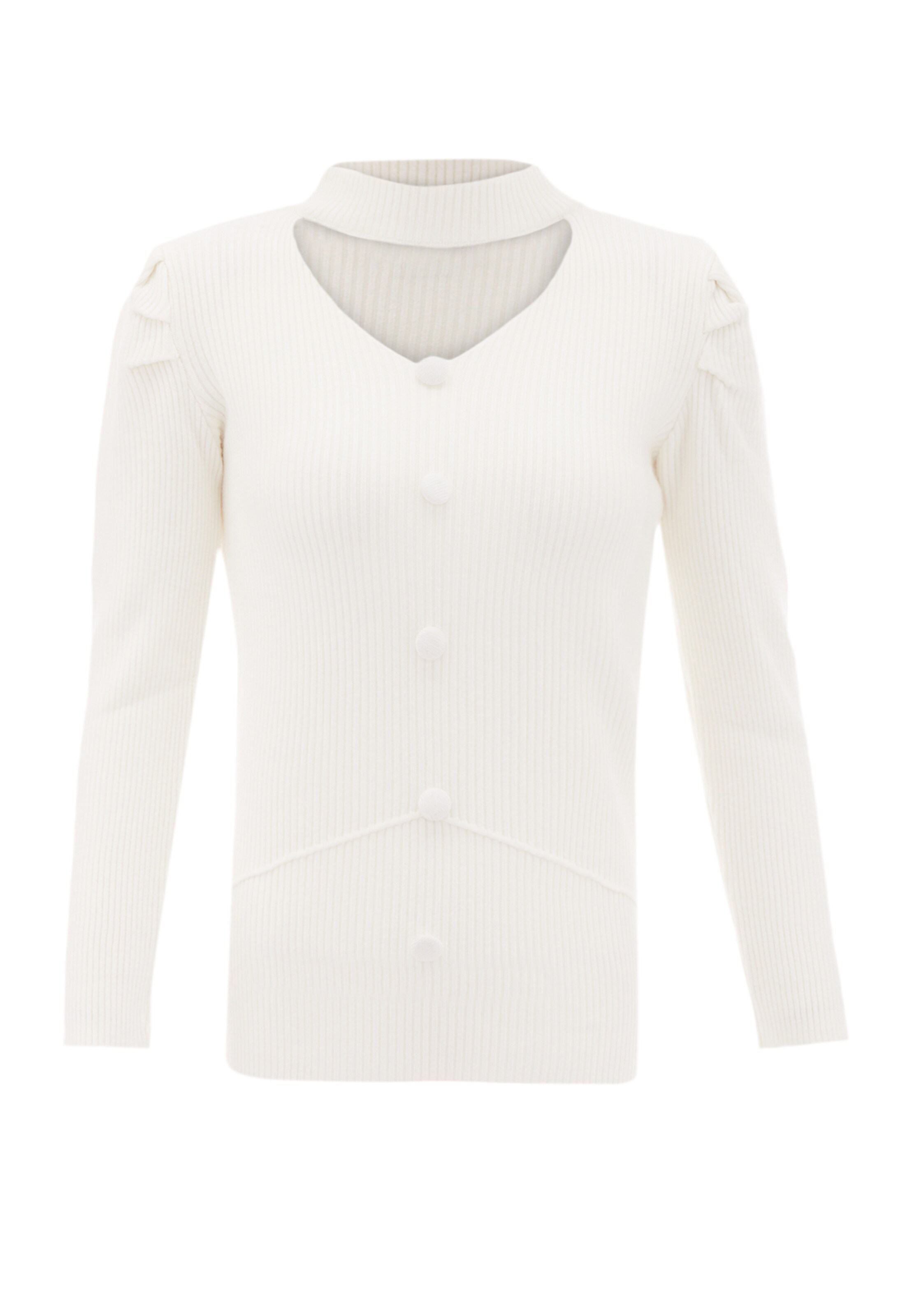 caneva Trui in Wit: voorkant