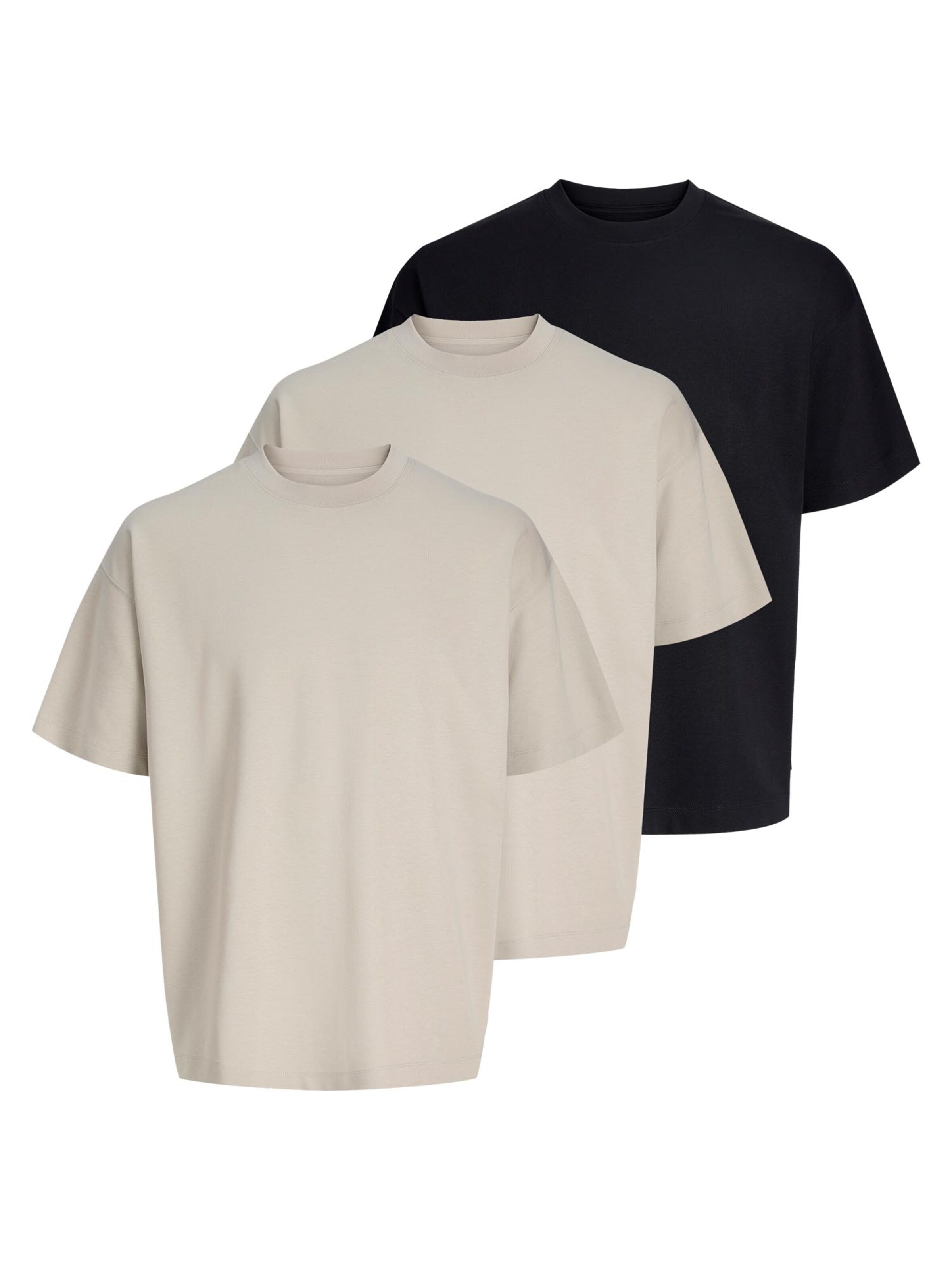JACK & JONES Shirt 'Barron Tee' in Brown: front
