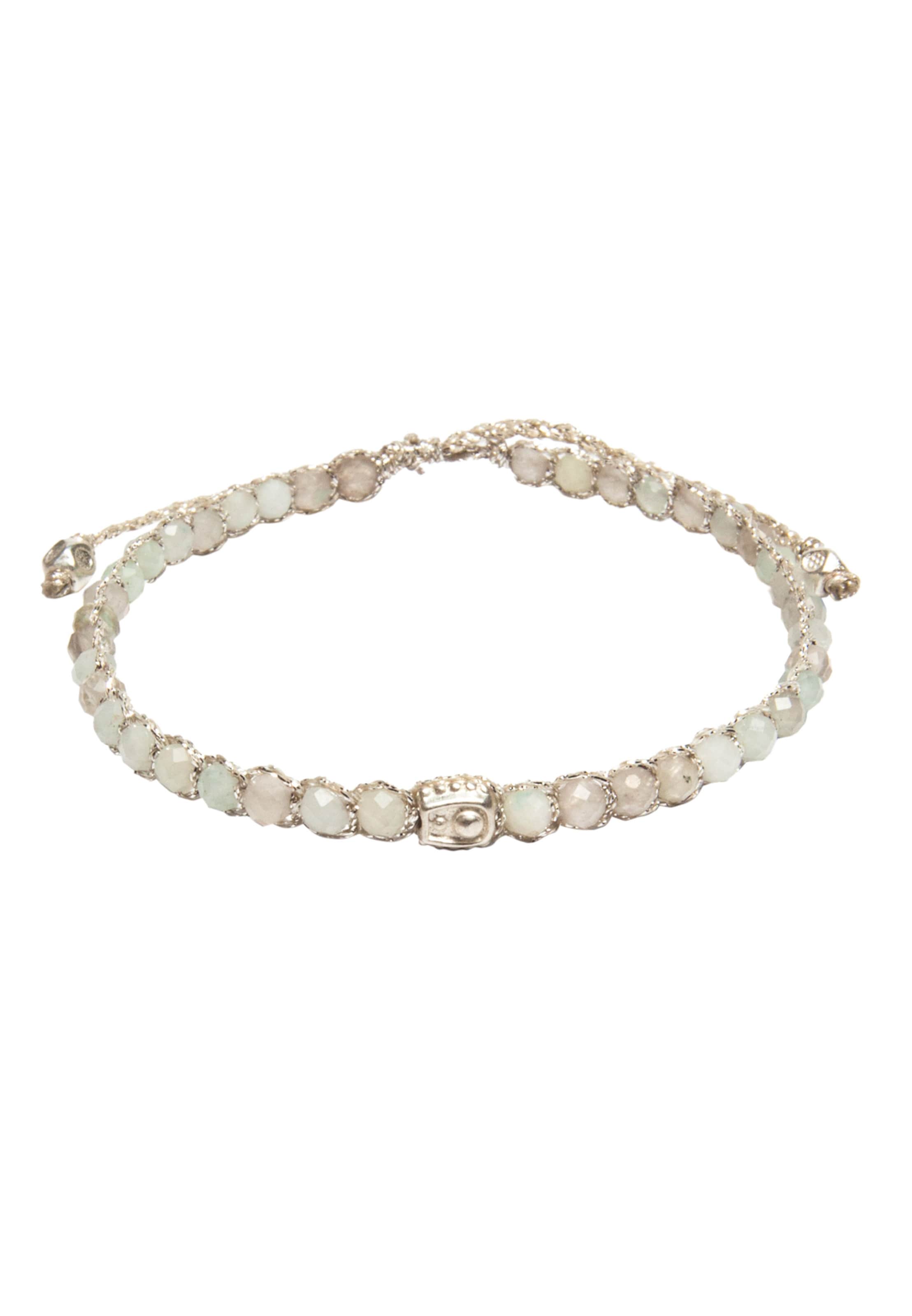 Bracelet 'Aquamarin' Samapura Jewelry en argent : devant