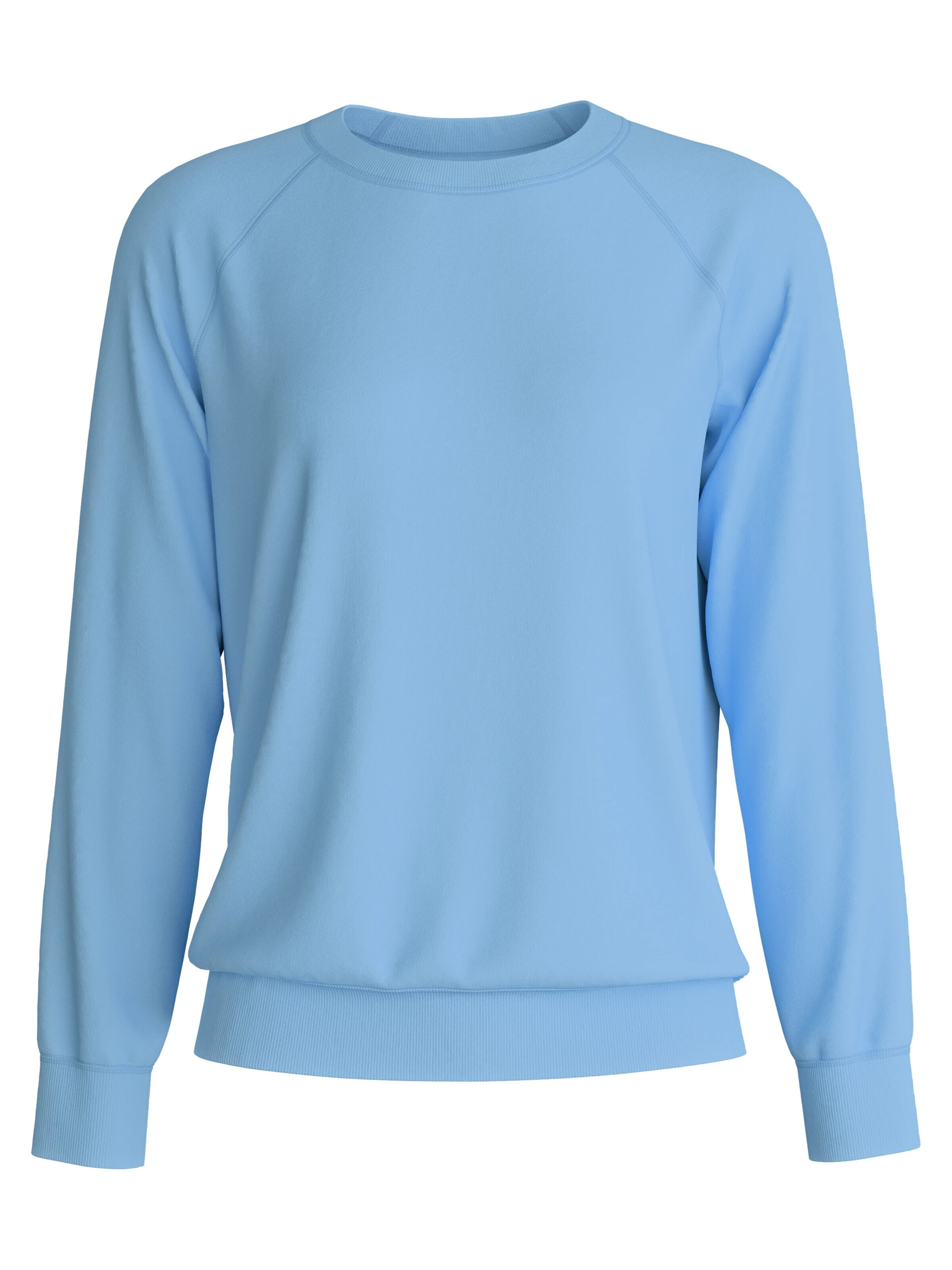 CALIDA Schlafshirt 'Ski Resort'‌‌‌‌‌‌‌‌‌‌ in Blau: Vorderseite