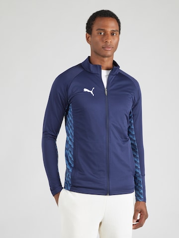 PUMA Αθλητικό μπουφάν 'TeamLIGA26' σε μπλε: μπροστά