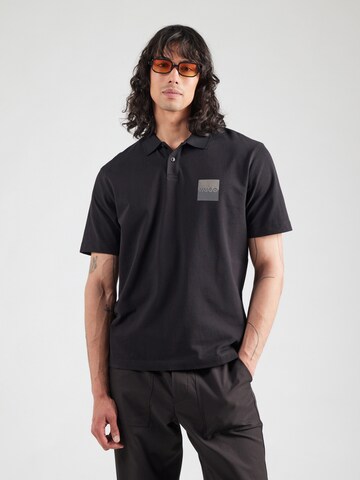 HUGO Poloshirt 'Dusplity' in Schwarz: Vorderseite