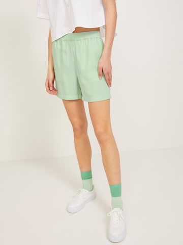 JJXX Normální Kalhoty 'Poppy' – zelená: přední strana