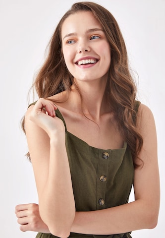 AIKI KEYLOOK Jumpsuit 'Olive It' in Green