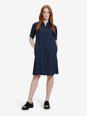 Betty & Co Shirt Dress in Blue