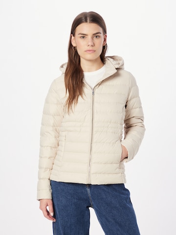 TOMMY HILFIGER Tussenjas in Beige: voorkant