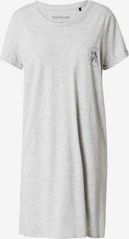 Chemise de nuit SCHIESSER en gris : devant