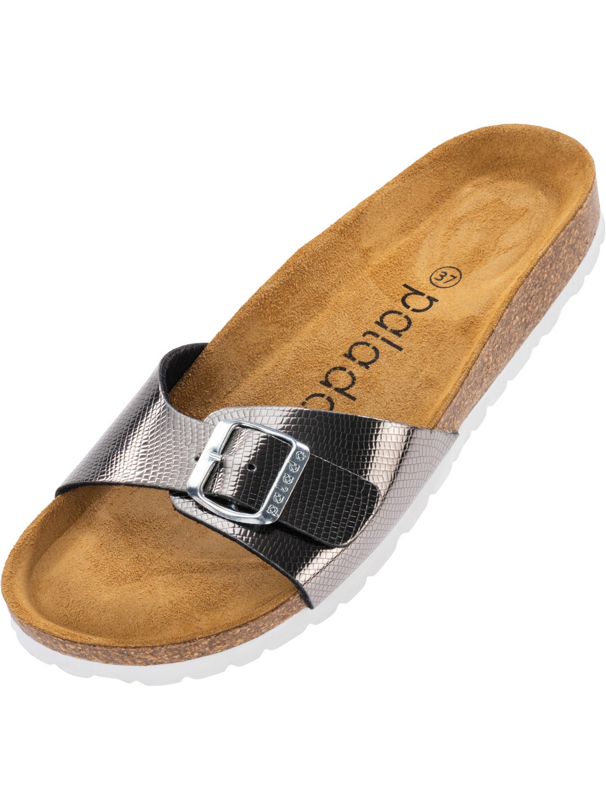 Palado - Zapatos abiertos 'Palado Malta Coralino' en gris: frente