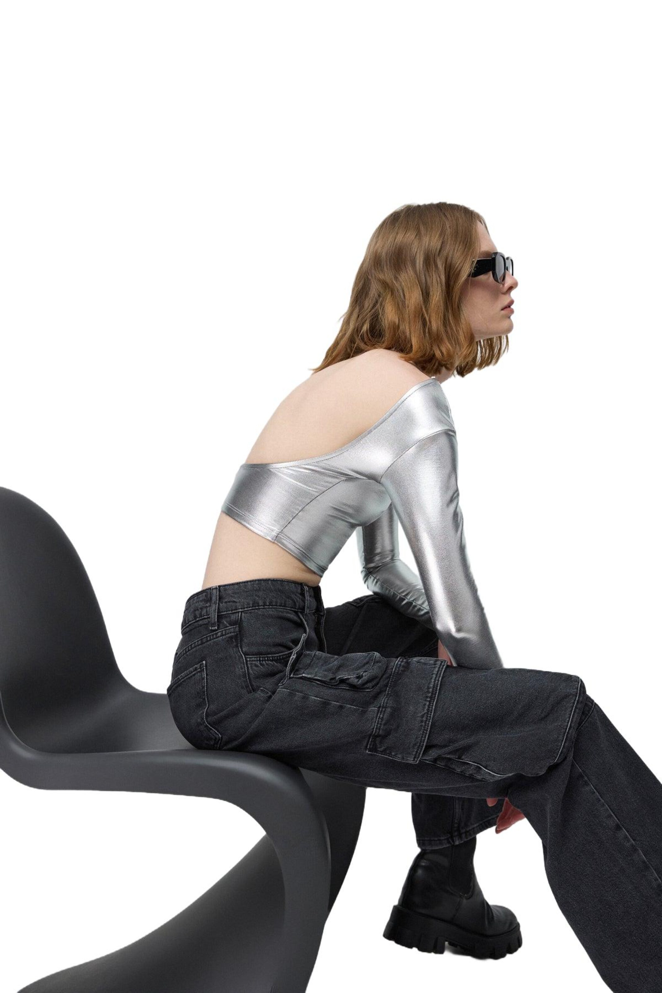 No Matter What Shirt in Zilver