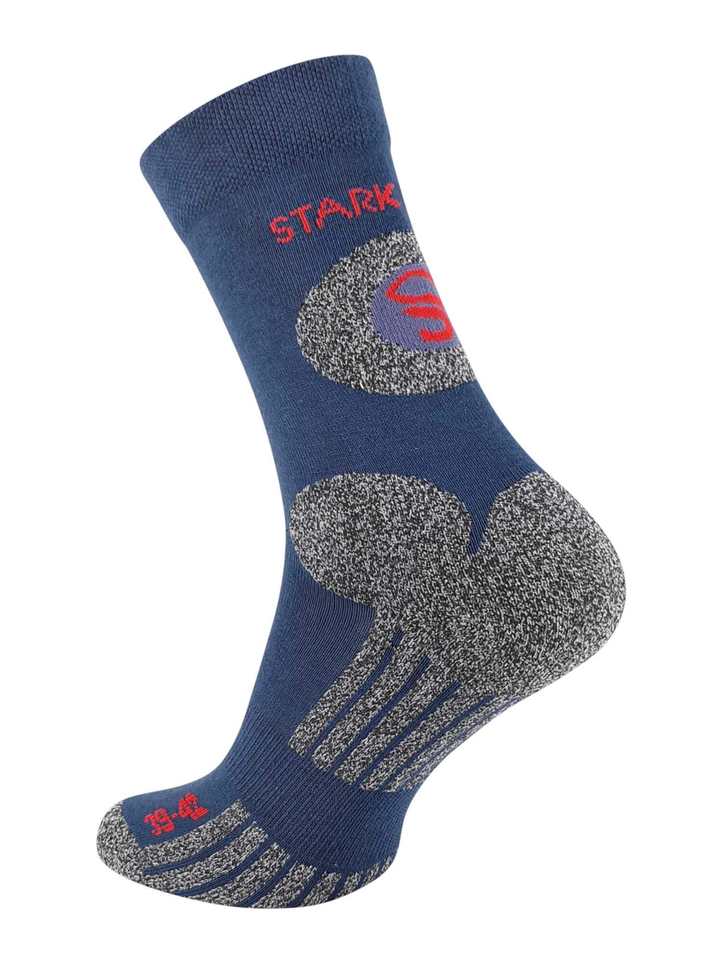 Stark Soul Socks in Blue: front