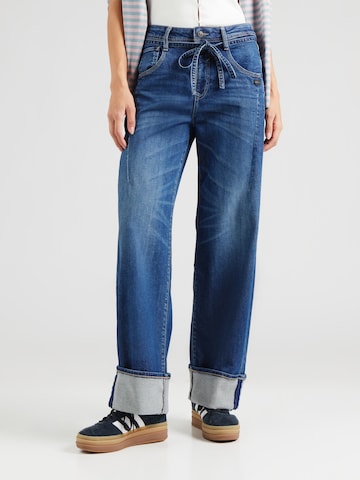 Largi Jeans '94CLAIRE' de la Gang pe albastru: față