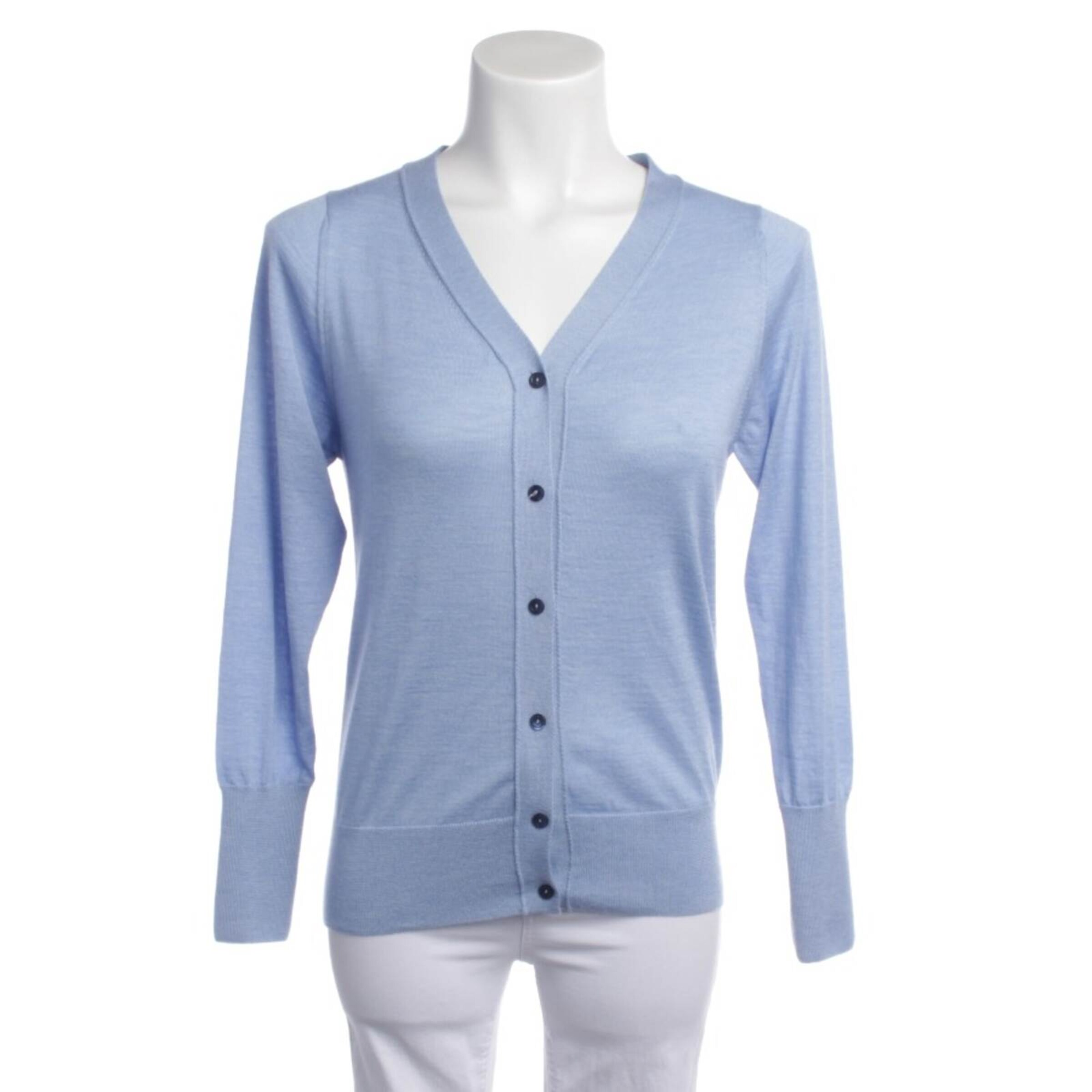 Incentive! Cashmere Pullover / Strickjacke S in Blau: Vorderseite