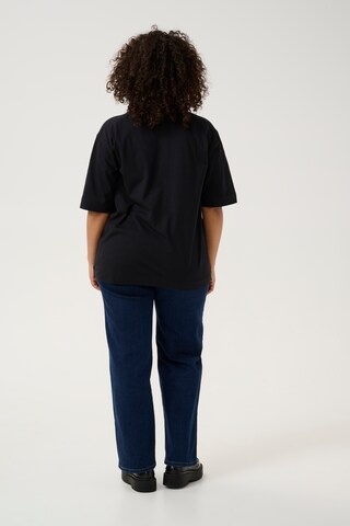 T-shirt 'Mina' KAFFE CURVE en noir