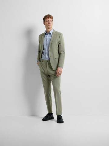 SELECTED HOMME - Slimfit Pantalón de pinzas 'Liam' en verde