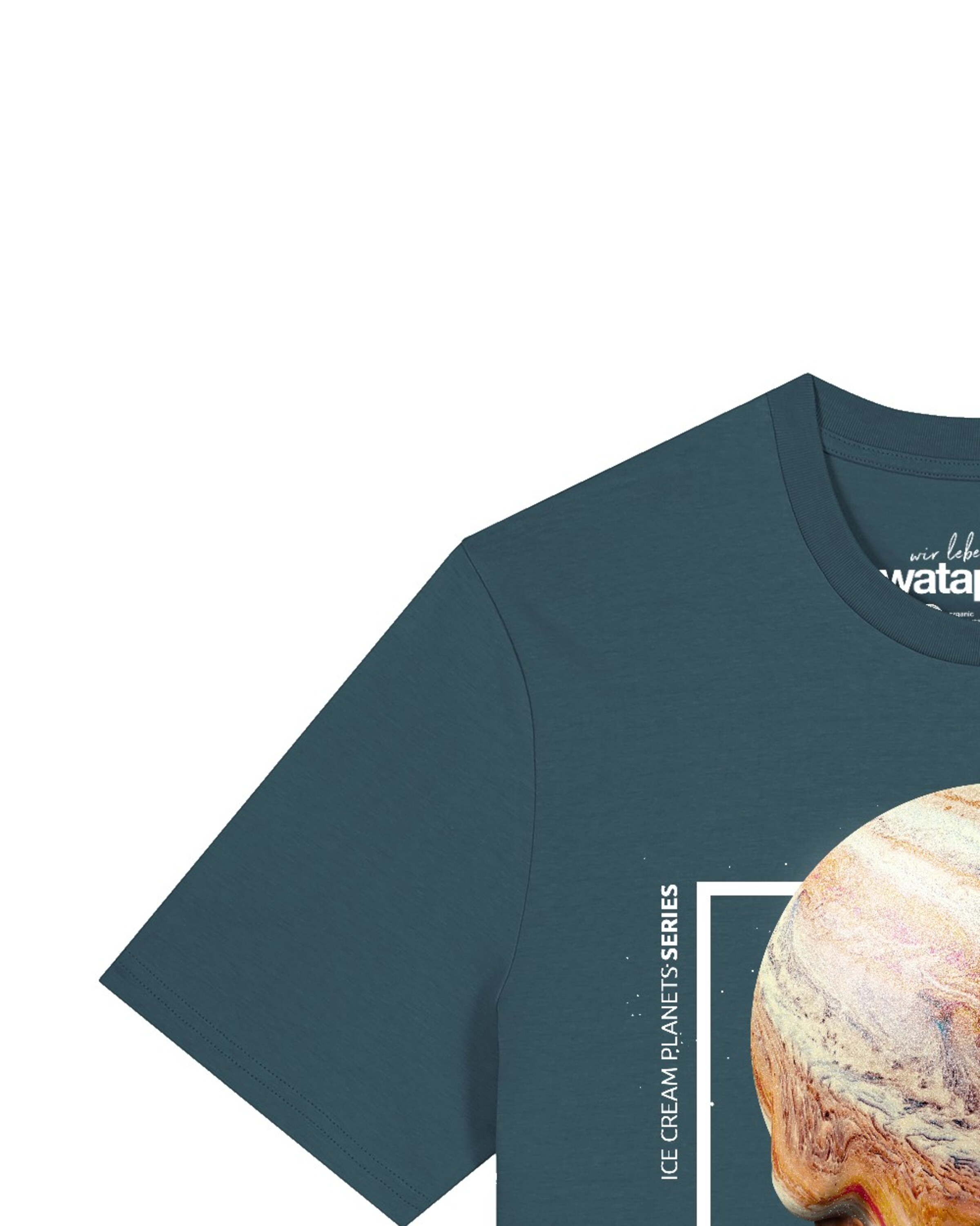 Watapparel Shirt 'Jupiter Planet' in Blauw