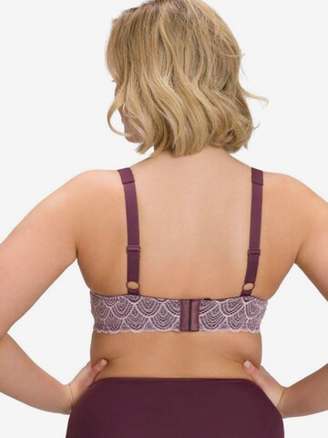 Ulla Popken Minimiser Bra in Purple