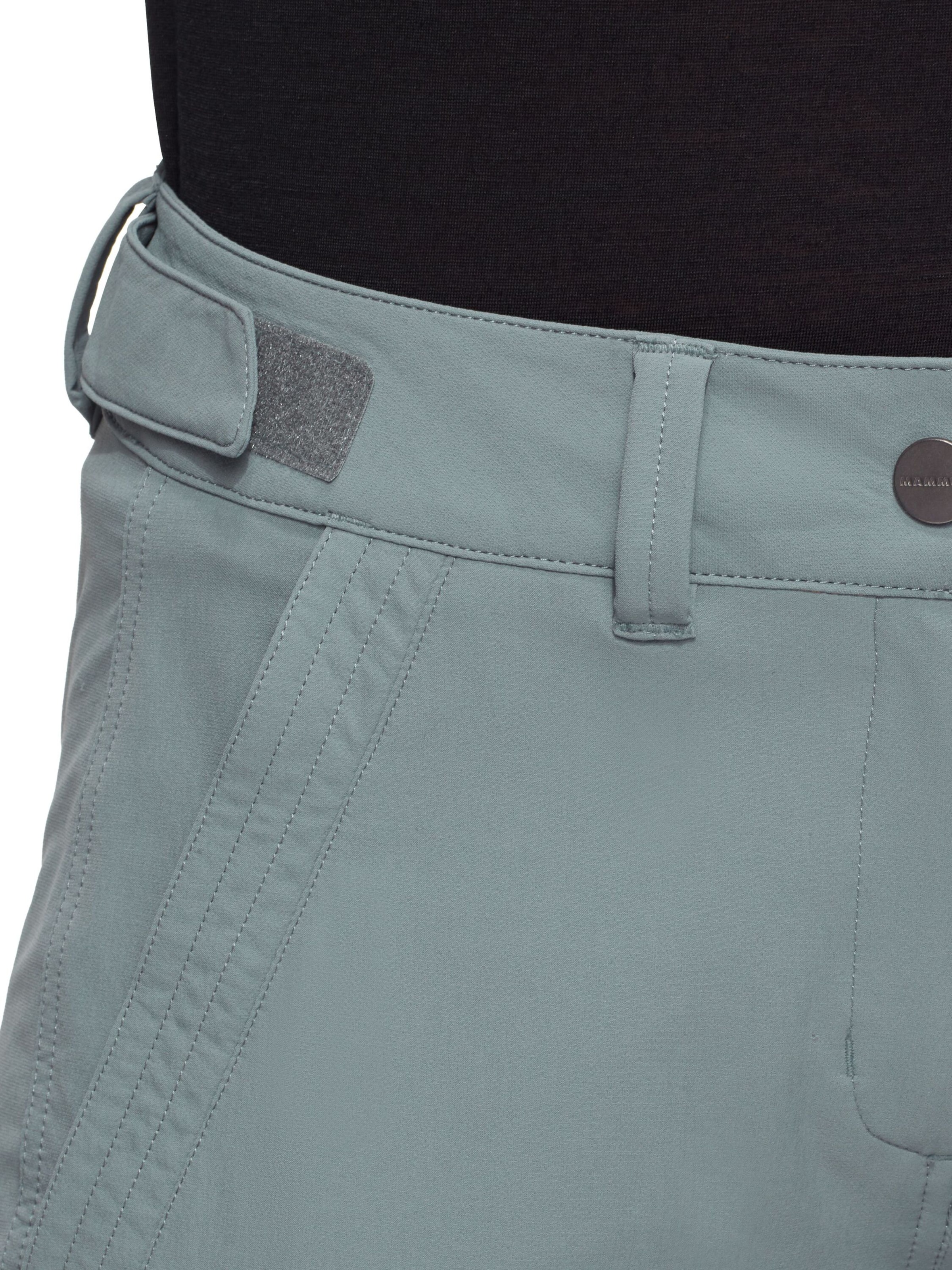 MAMMUT Regular Outdoor Pants 'Runbold Guide' in Grey