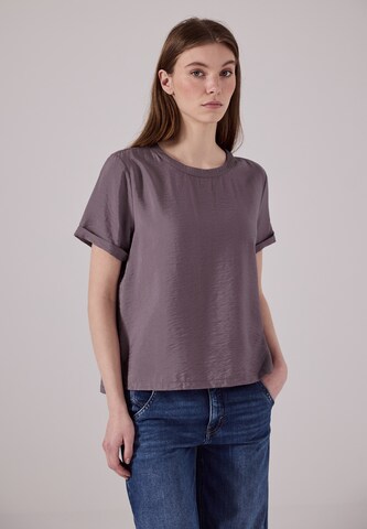 Street One Studio Blusenshirt mit Schlitzen in Pink: Vorderseite