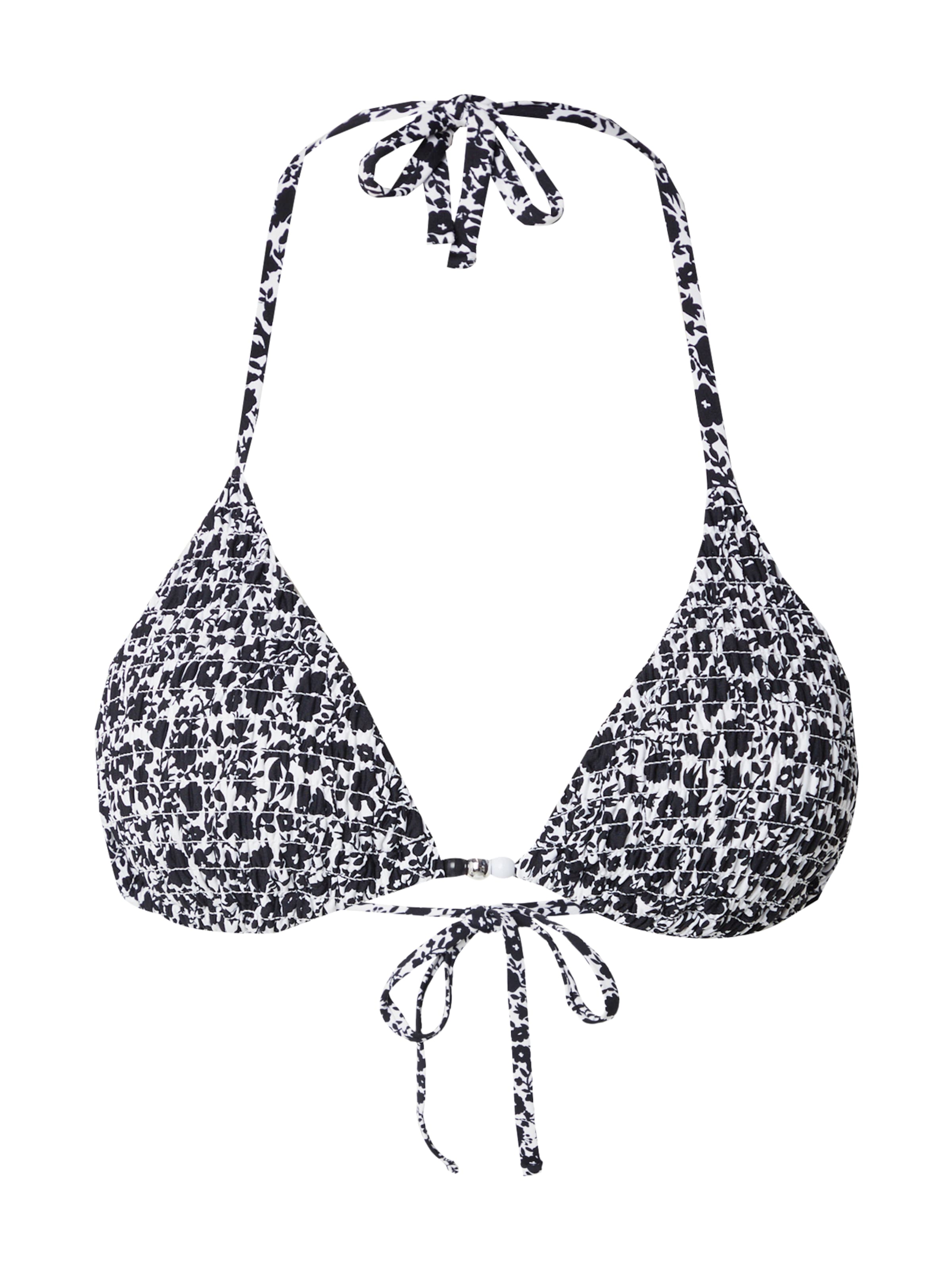 Hunkemöller Τρίγωνο Τοπ μπικίνι 'Lobos' σε μαύρο: μπροστά