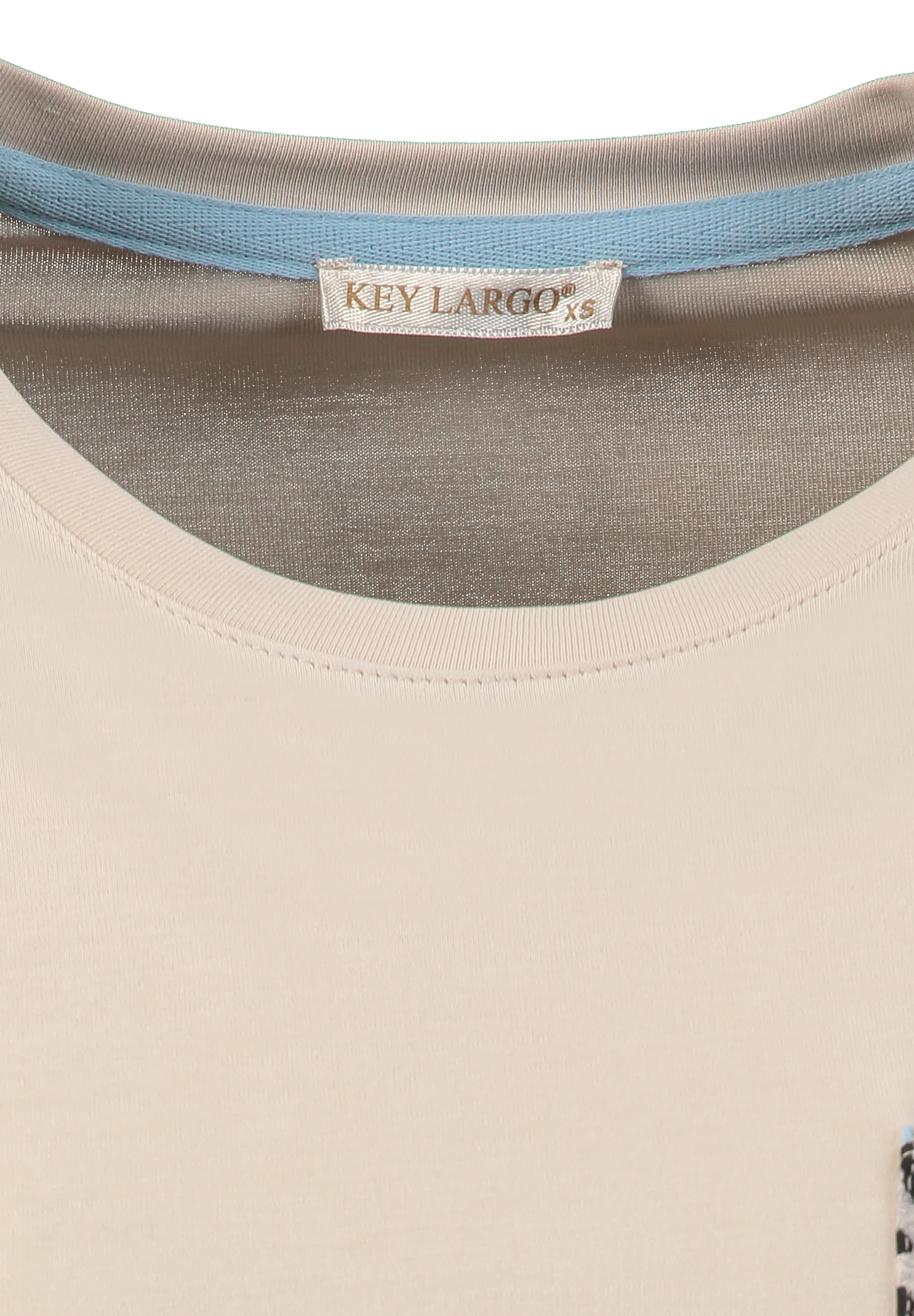 T-shirt 'Kitty' Key Largo en beige