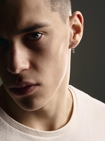 REYTEL - Pendientes 'HARD' en plata