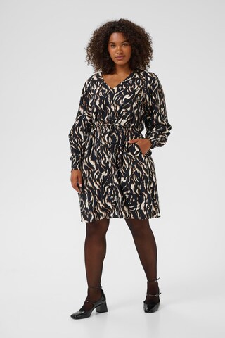 KAFFE CURVE Dress 'Milina' in Black