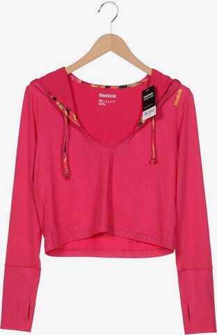 Reebok Sweatshirt & Zip-Up Hoodie in M in Pink: front