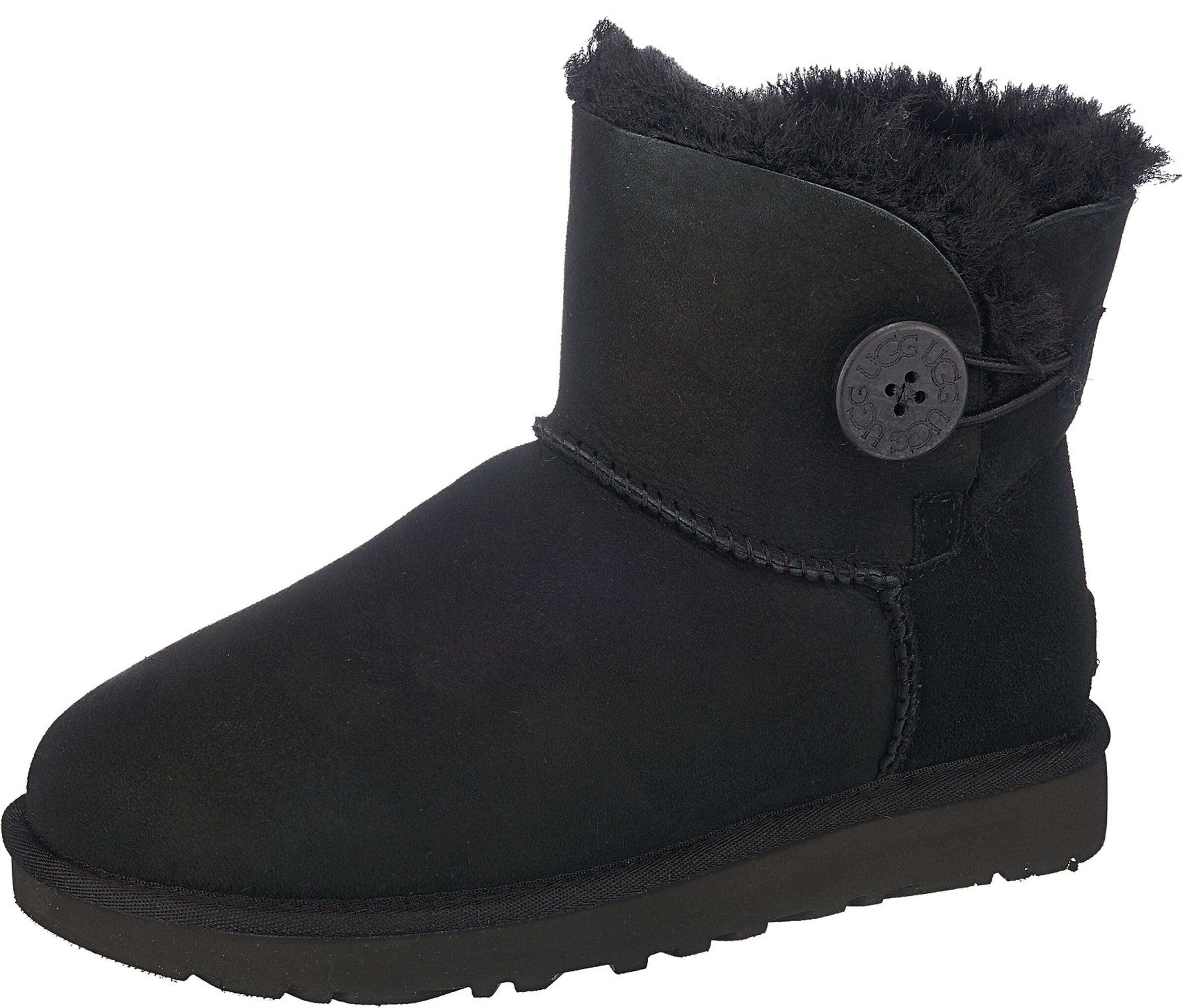 ugg boots bailey button schwarz