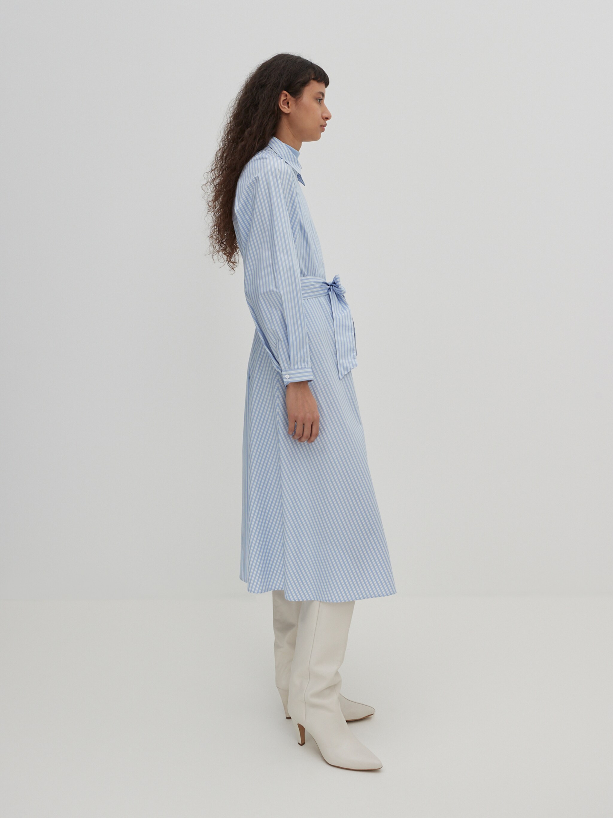 EDITED Producten Blousejurk 'Bella' Blauw